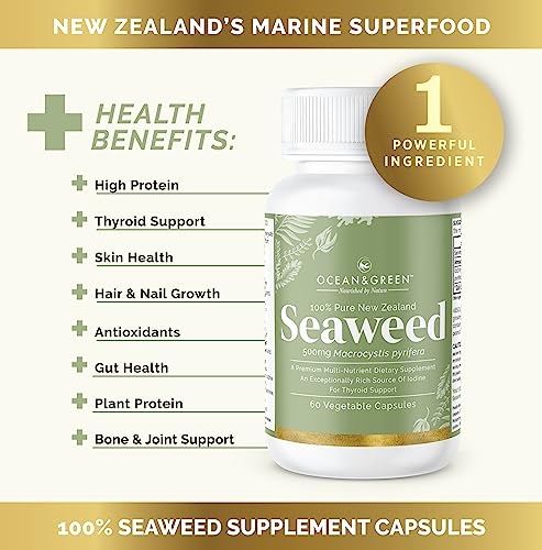 Oceangreen Organics Organic Seaweed Kelp Capsules