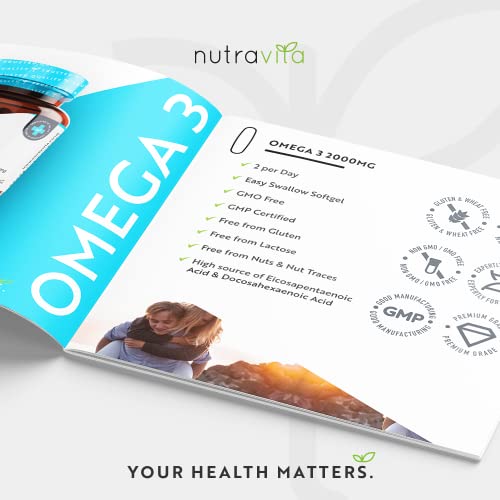 Vegan Omega 3 Supplement – 2000mg – 240 Capsules