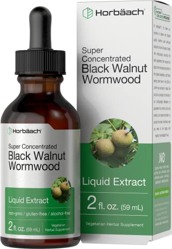 Horbäach Vegan Black Walnut Wormwood Extract 2 fl oz