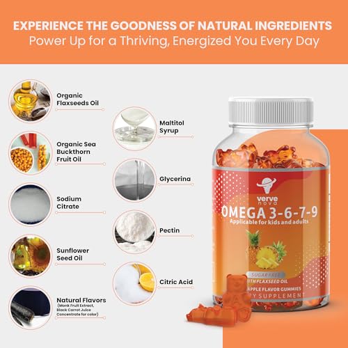 Vegan Omega 3 Gummies for Brain and Heart