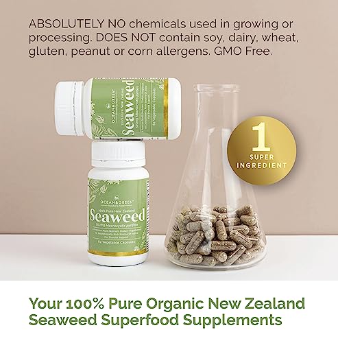 Oceangreen Organics Organic Seaweed Kelp Capsules