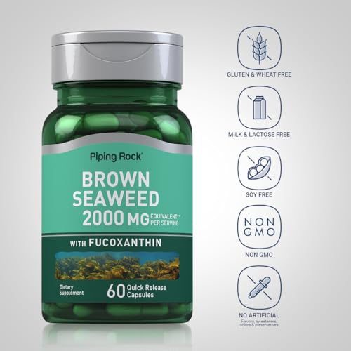 Vegan Brown Seaweed Capsules 2000mg - 60 Count