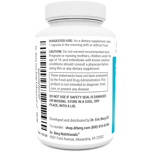 Vegan Omega-3 Sea Kelp Iodine Capsules - 90 ct