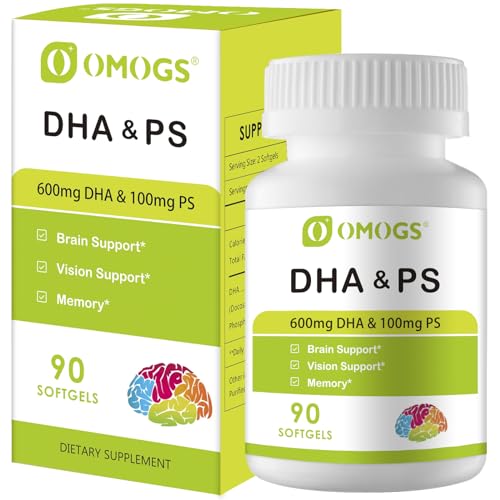 Vegan Omega-3 DHA Softgels for Brain Health