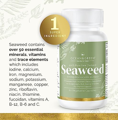 Oceangreen Organics Organic Seaweed Kelp Capsules
