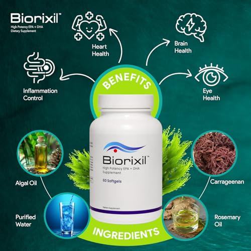 Biorixil - High Potency Vegan Omega 3 Capsules