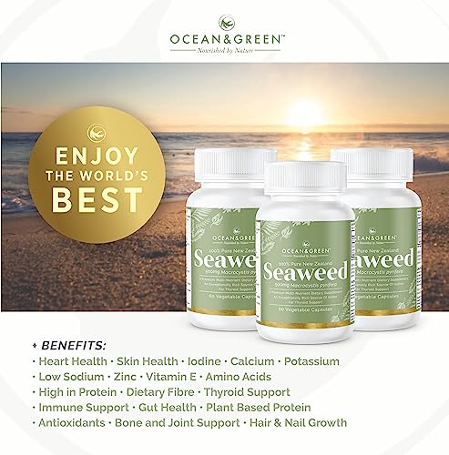 Oceangreen Organics Organic Seaweed Kelp Capsules