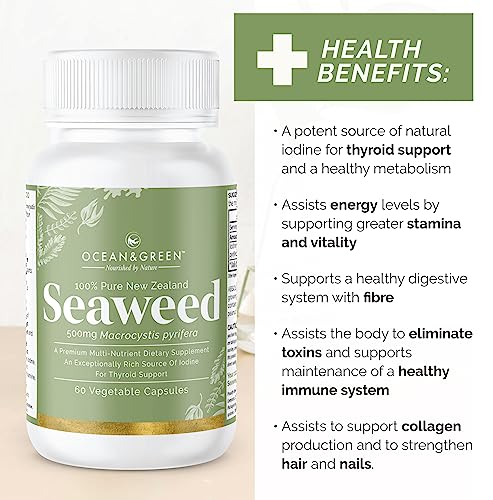 Oceangreen Organics Organic Seaweed Kelp Capsules