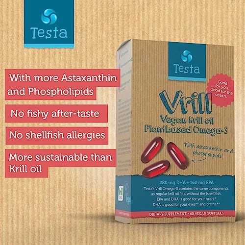 Vegan Omega-3 Krill Supplement - 1000mg Softgels