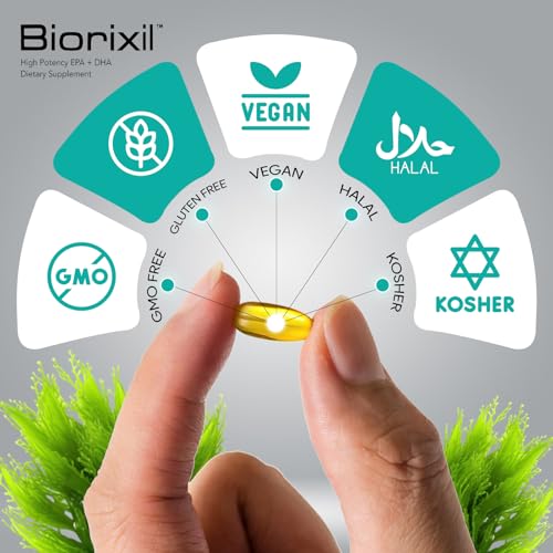 Biorixil - High Potency Vegan Omega 3 Capsules