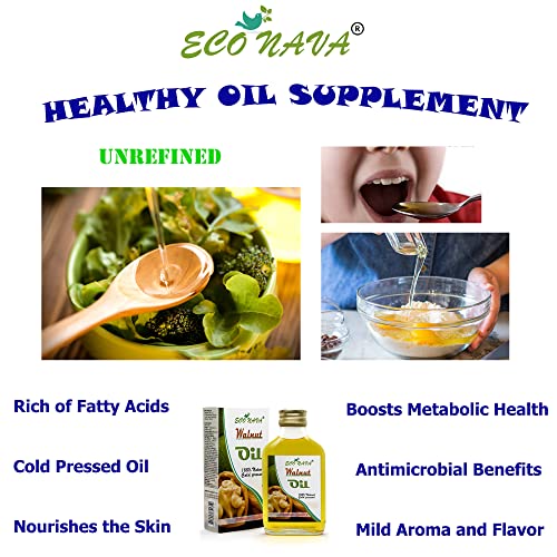 Cold Pressed Walnut Oil - Vegan Omega 3 100 ml