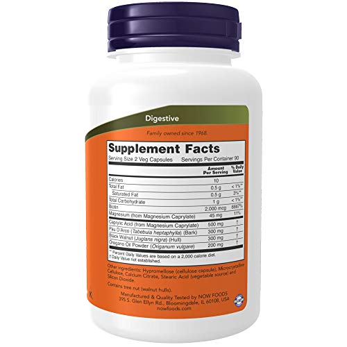 Vegan Omega 3 Supplement with Pau D'Arco & Oregano