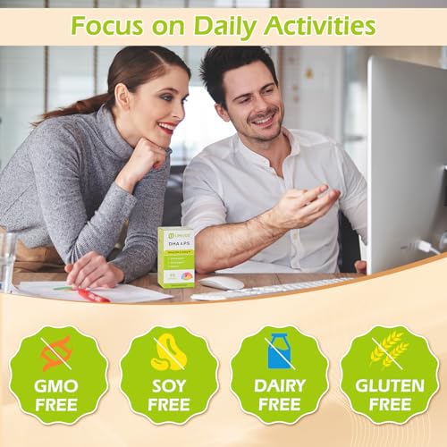 Vegan Omega-3 DHA Softgels for Brain Health