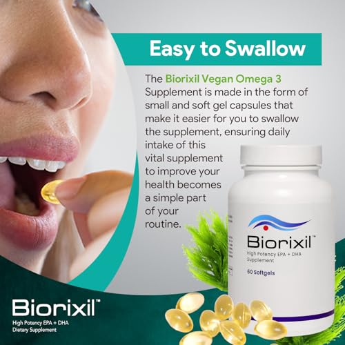 Biorixil - High Potency Vegan Omega 3 Capsules
