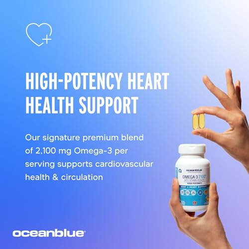 2100MG Vegan Omega-3 with Vitamin K2 & D3 - 60 Softgels