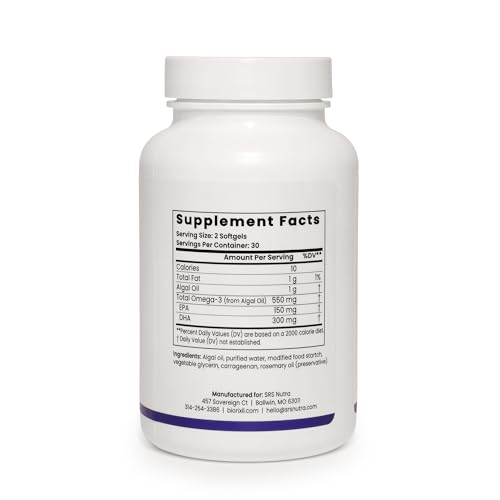 Biorixil - High Potency Vegan Omega 3 Capsules