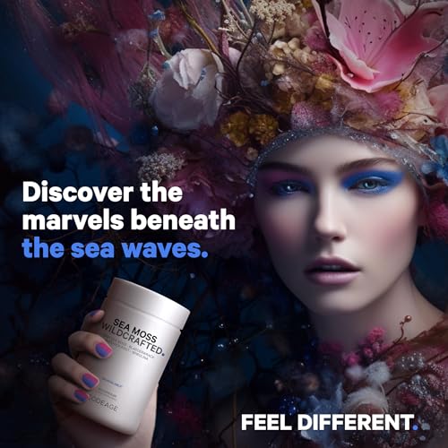 Vegan Omega-3 Sea Moss & Spirulina Capsules