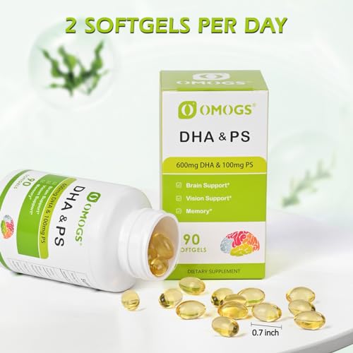 Vegan Omega-3 DHA Softgels for Brain Health