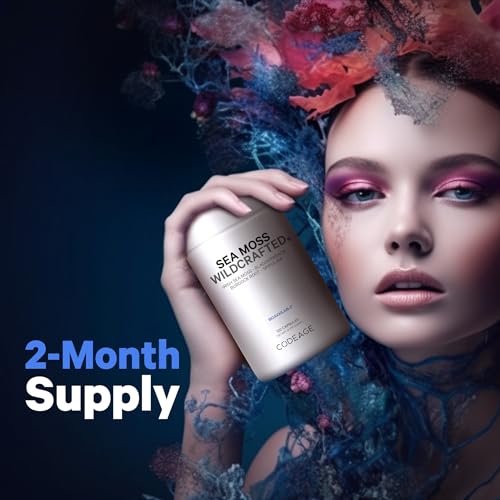 Vegan Omega-3 Sea Moss & Spirulina Capsules