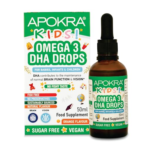 Kids' Vegan DHA Omega 3 Drops - 50mL