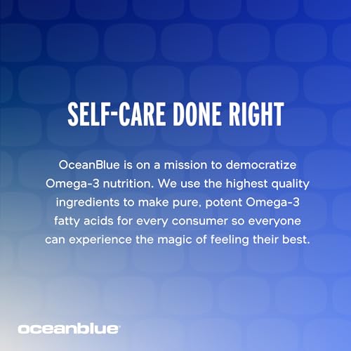 Oceanblue Vegan Omega-3 Algae Oil 1300mg - 60 Softgels