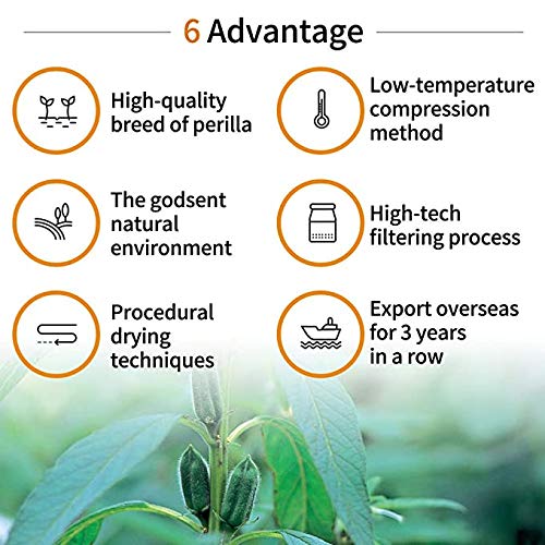 100% Raw Korean Perilla Oil - 6.08oz