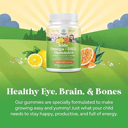 Delicious Vegan Omega 3 Gummies for Kids