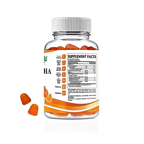 Vegan Omega 3 Chewable Gummies for Adults 60ct