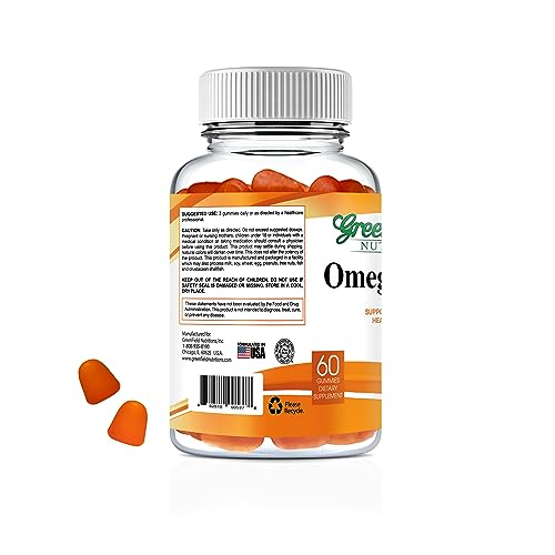 Vegan Omega 3 Chewable Gummies for Adults 60ct