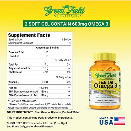 Vegan Omega 3 - Halal Small Fish Oil 120 Pills