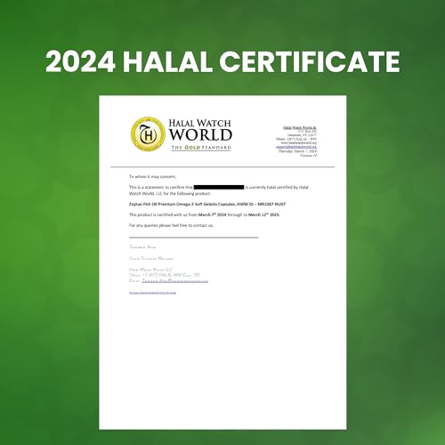 Vegan Omega 3 DHA/EPA Supplements, 1200mg, Lemon Flavor