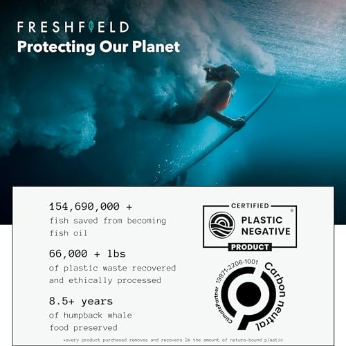 Sustainable Vegan Omega 3 with Algae Oil, 60 Count