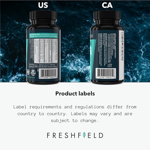 Sustainable Vegan Omega 3 with Algae Oil, 60 Count