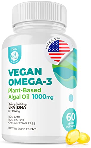 Vegan Omega 3 DHA & EPA Algae Supplement