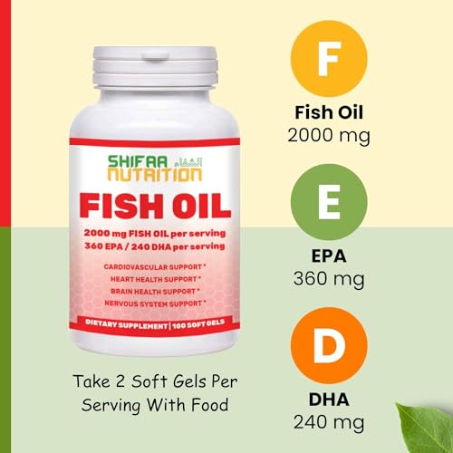 Vegan Omega 3 Supplements - Halal Softgels 100 Ct
