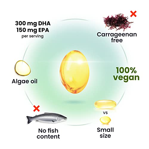 Vegan Omega 3 DHA & EPA Algae Supplement