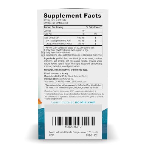 Vegan Omega-3s for Brain Health - 120 Soft Gels