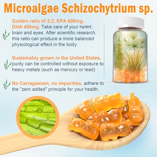 Vegan Omega 3 Gummies with Algal Oil