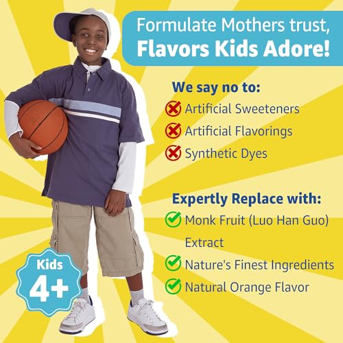 Vegan Omega 3 Kids Multivitamin Gummies, 60 Counts