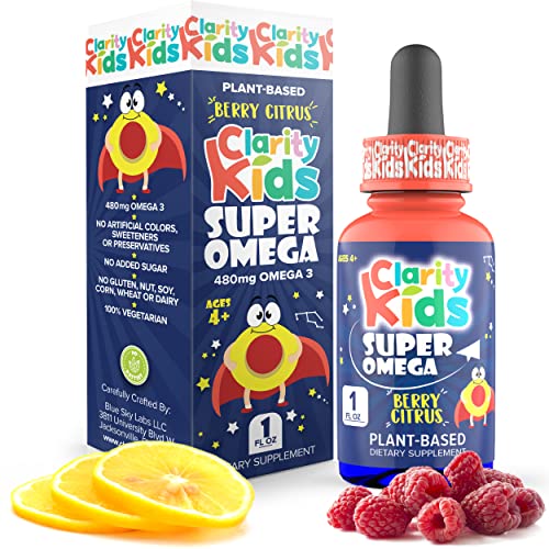 Clarity Kids Vegan Omega 3 DHA + EPA Drops