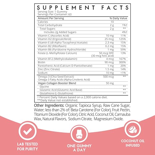 Vegan Omega-3 Multivitamin with Collagen Booster Blend