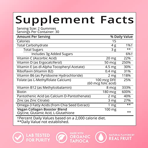 Vegan Omega-3 Multivitamin with Collagen Booster Blend