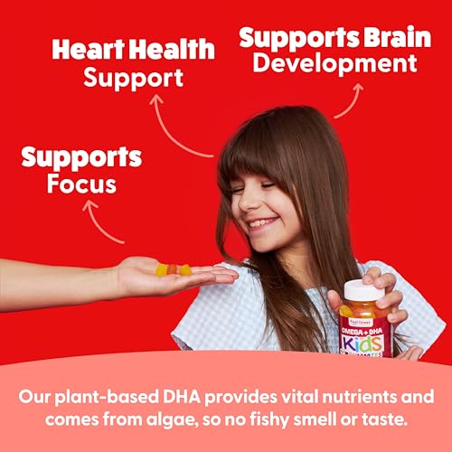Vegan DHA Gummies for Kids - Omega 3, 6, 9