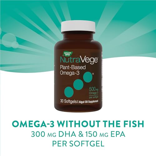 NutraVege Vegan Omega-3 for Heart and Brain
