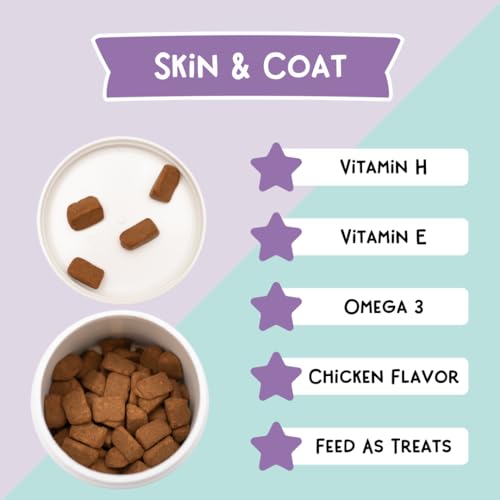 Vegan Omega 3 Skin & Coat Chews for Cats