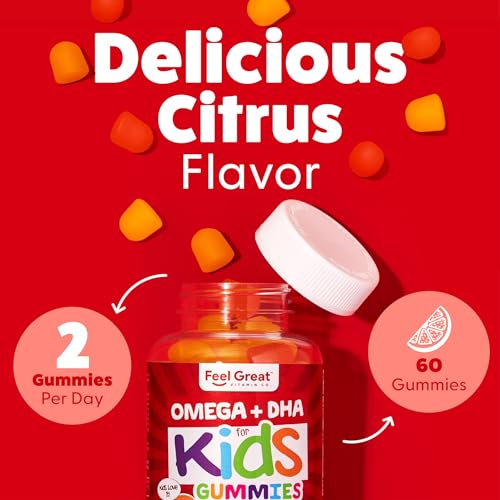 Vegan DHA Gummies for Kids - Omega 3, 6, 9