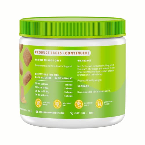 Vegan Omega 3 Skin Support Chews for Dogs