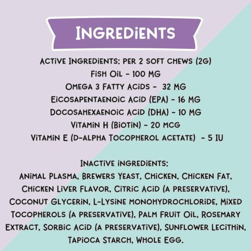 Vegan Omega 3 Skin & Coat Chews for Cats