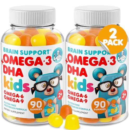 Vegan Omega 3 Gummies for Kids - 180 Count