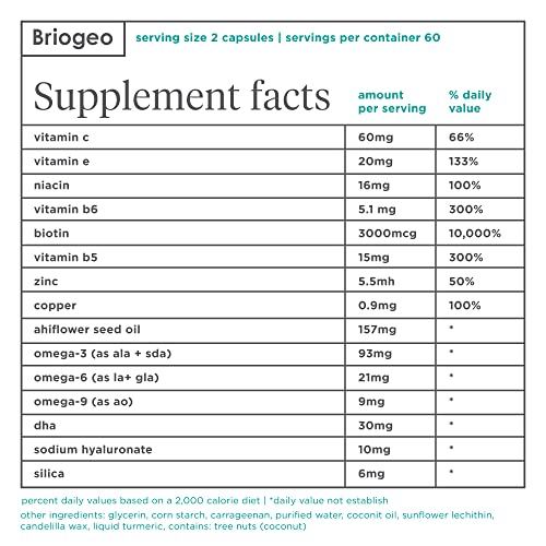 Vegan Omega 3, 6, 9 + Biotin Hair Support